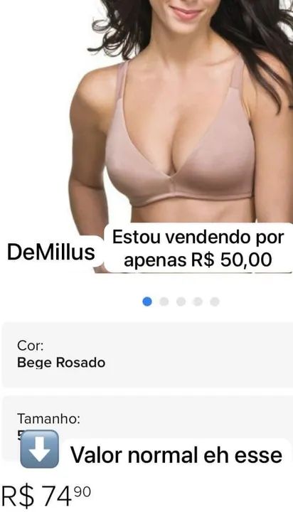 Sutiãs Lycra Reforçados Plus size - Foto 6