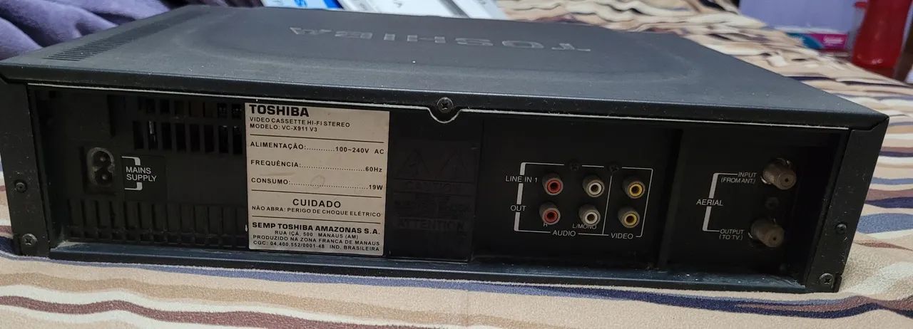 Gravador de Vídeo Cassete Toshiba VC-X911 V3 - Foto 4