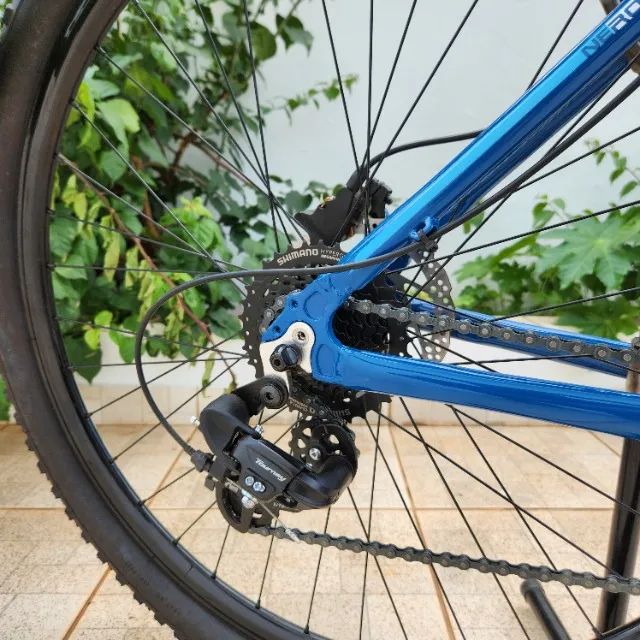 Bicicleta MTB Absolute Nero 4 - Shimano 16V - Freio Hidráulico - Susp a ar - Tam 17 - Foto 3