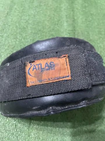 puxador tornozeleira para malhar glúteo atlas fitness - Foto 4
