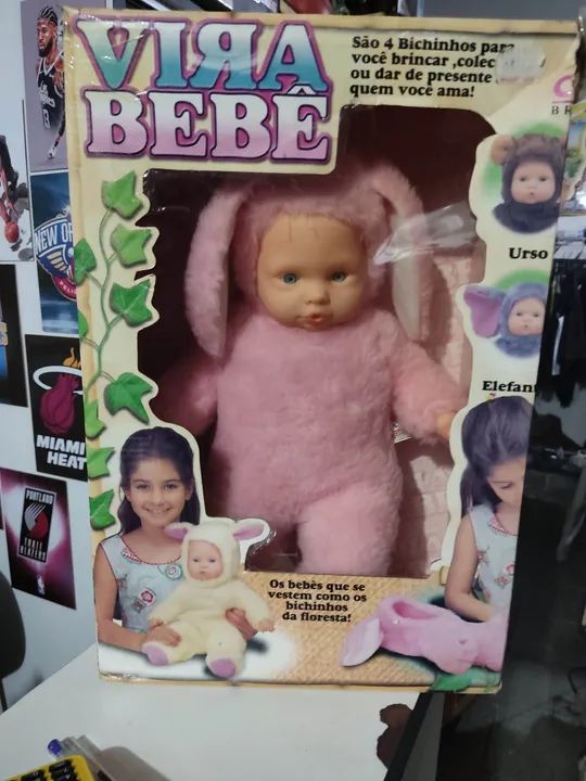 Boneca Vira Bebe gigante anos 90 - Foto 2