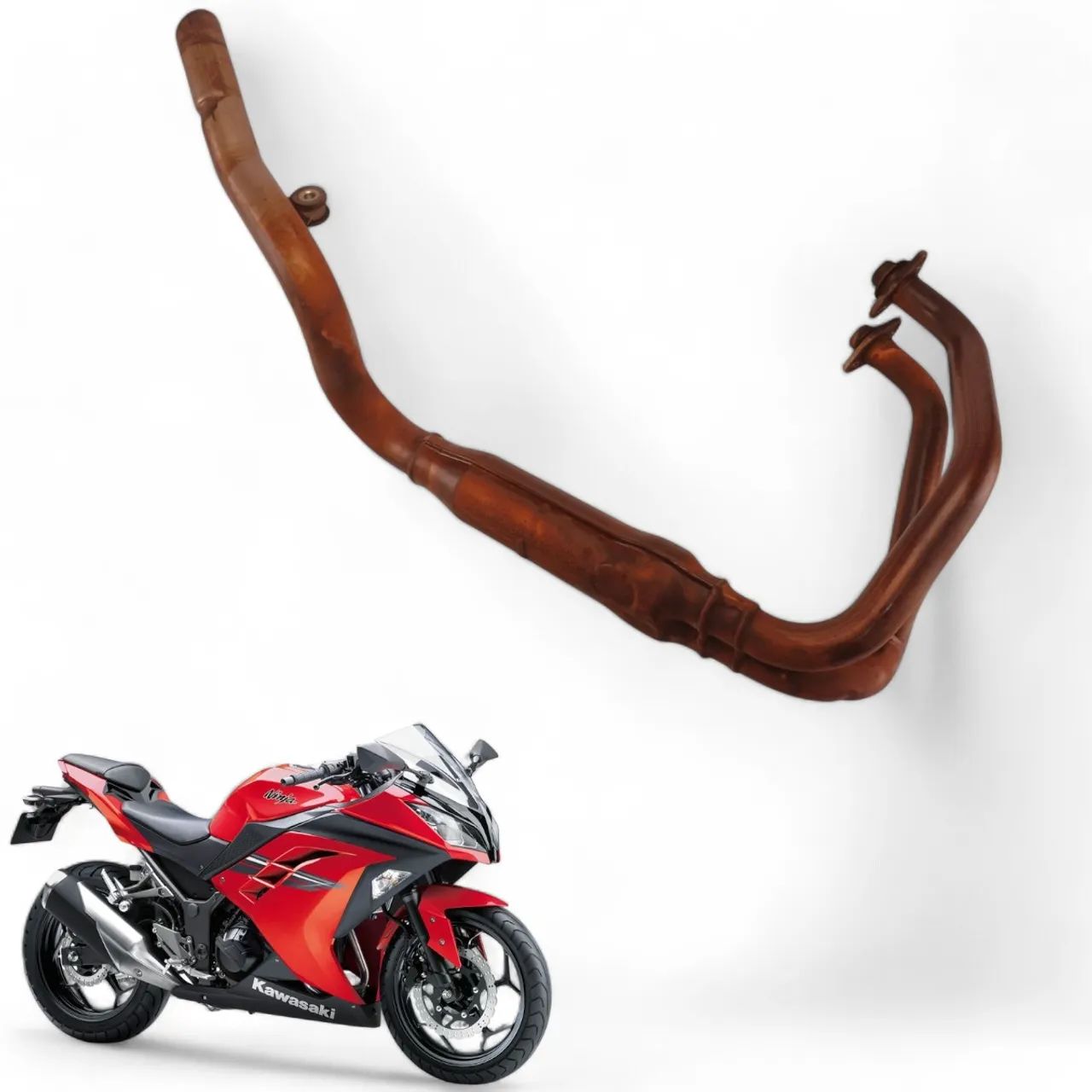 Curva Escapamento Kawasaki Ninja 300 2013