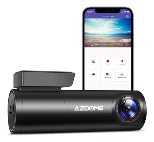 Câmera Veicular Azdome M300 + Cartão de Memória 64GB