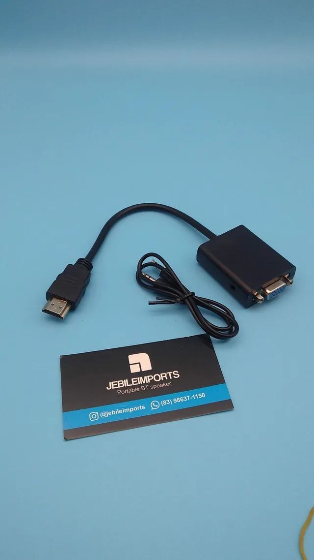 Conversor HDMI para VGA/frente grátis 