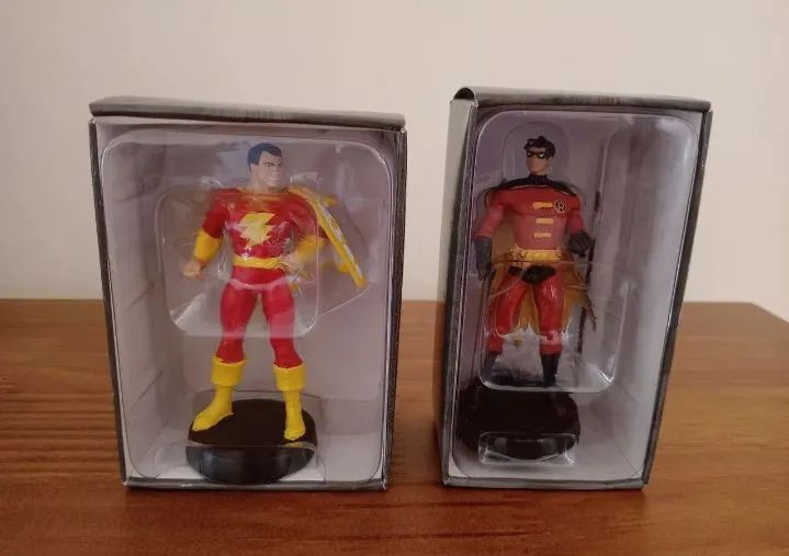 Lote 2x Bonecos Eaglemoss DC Comics Robin Flash