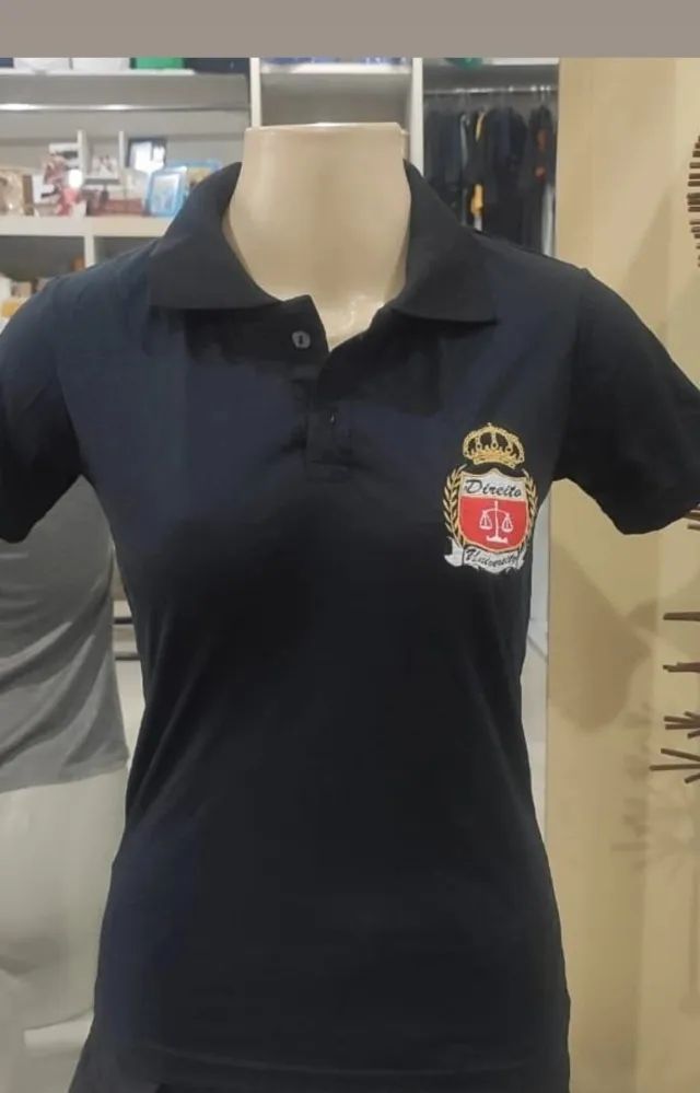 Camisa polo de Faculdade Bordada