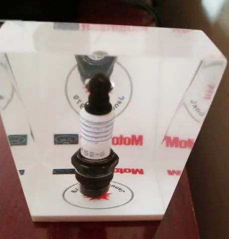 Vela de ignição Vintage 1979 Ford Motorcraft, Peso Papel, ARF52-6 automática! - Foto 2