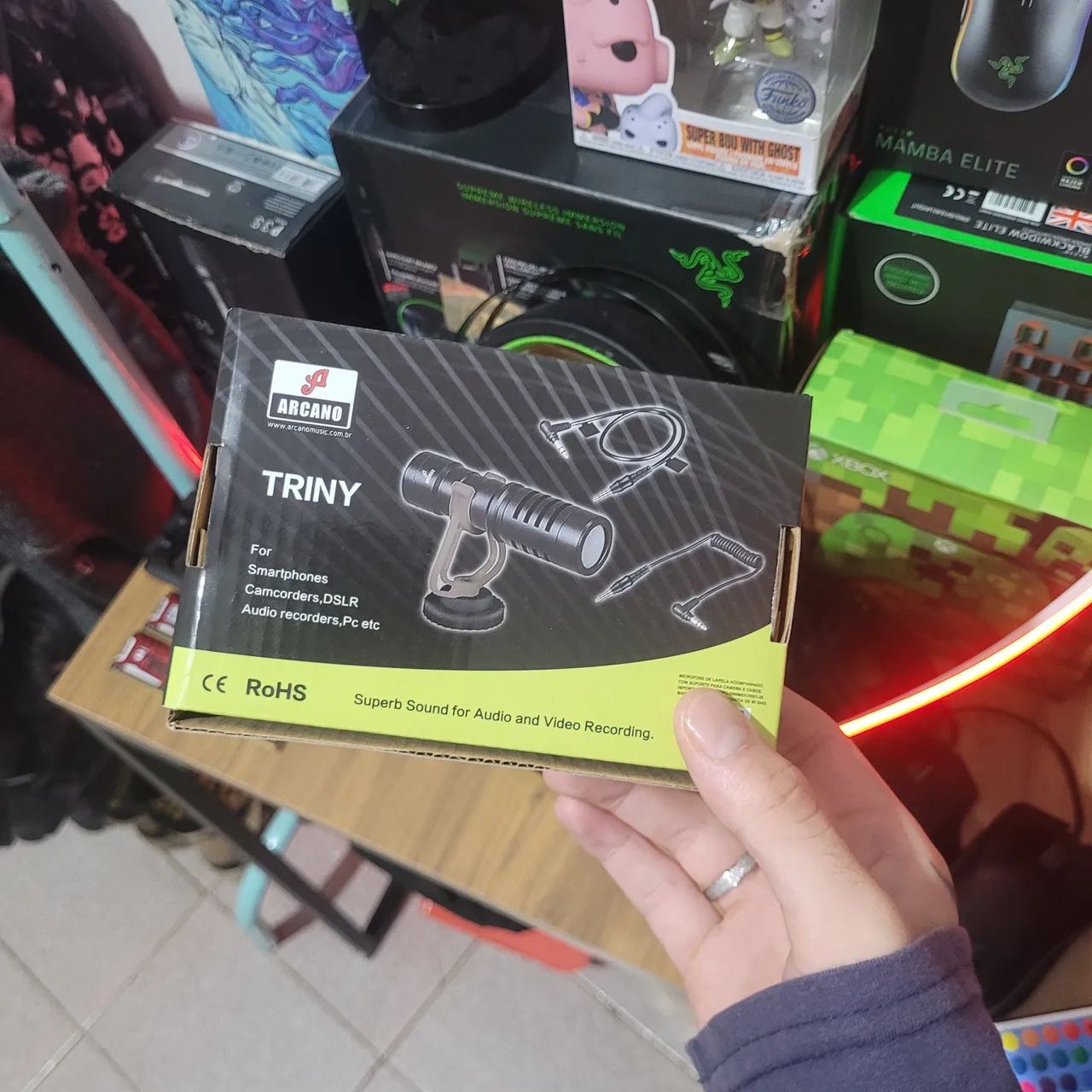 Microfone lapela arcano novo - Foto 3