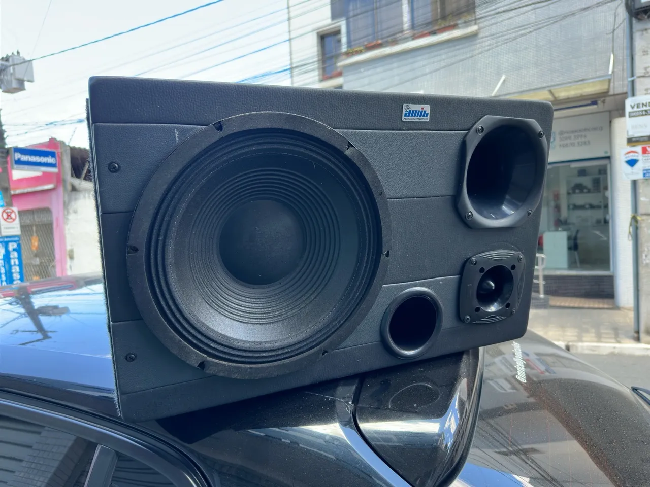 Caixa de Som Automotiva 12 trio