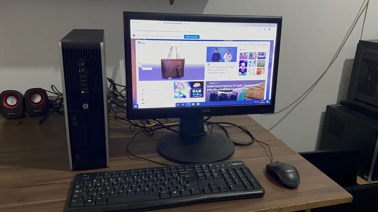 monitor retratil 399,00 cpu apartir de 450,00 com ssd  - Foto 2