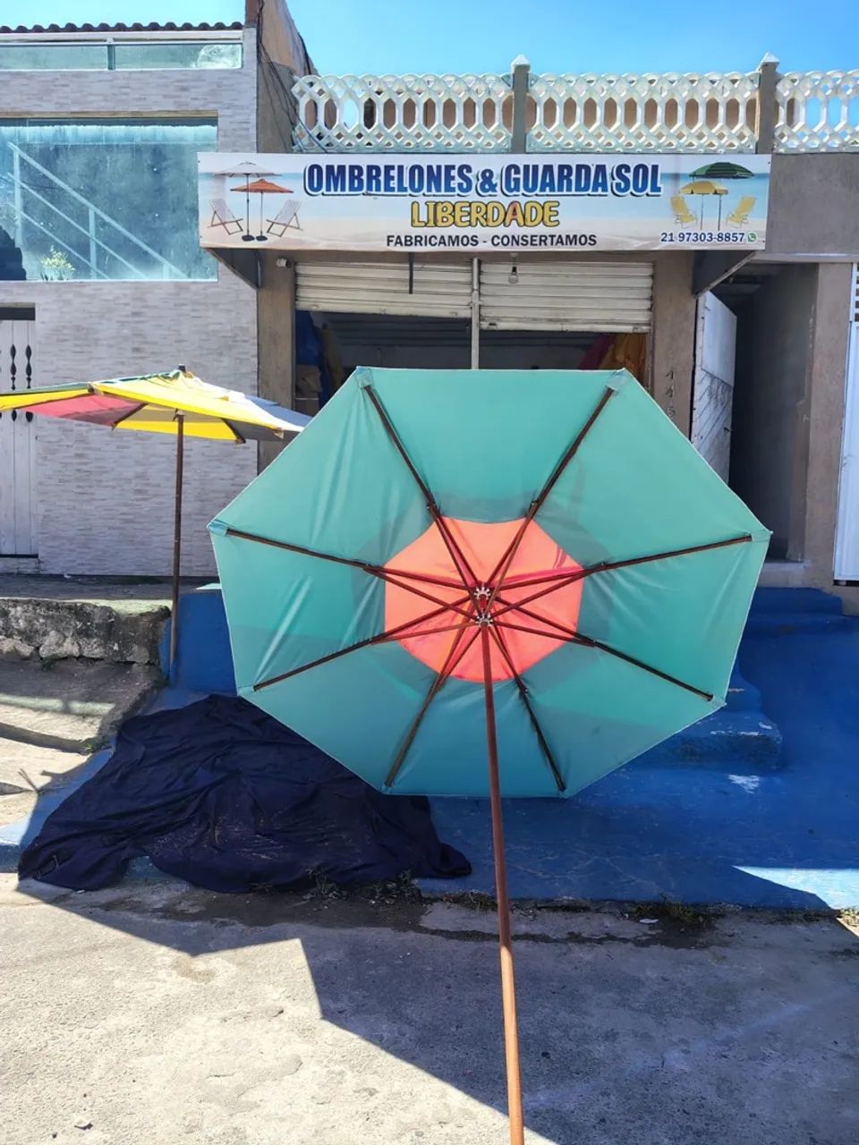 Ombrelone de Alumínio e Madeira a partir de 250,00 - Foto 5
