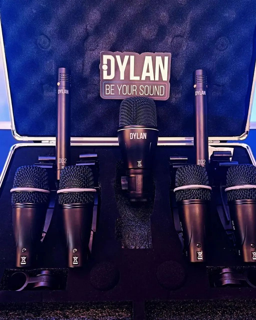 Kit de Microfones Dylan DD-7 para Bateria 64297410707841122