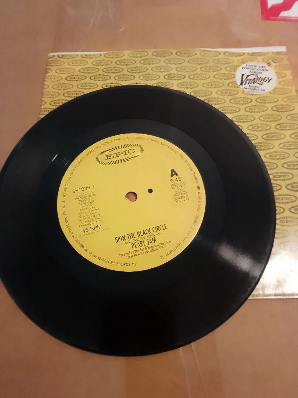 Disco Compacto Vinil Pearl Jam - Spin the Black Circle