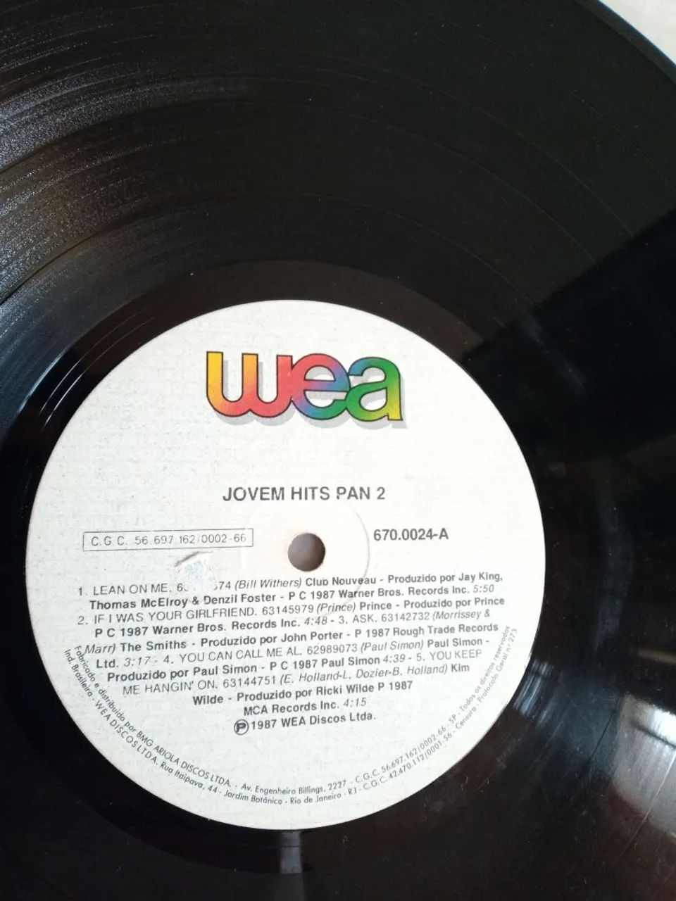 DISCO DE VINIL JOVEM HITS PAN 2 ( SEM CAPA) - Foto 2
