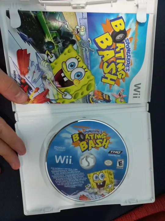 Jogo Spongebob's Boating Bash para Nintendo Wii - Foto 2