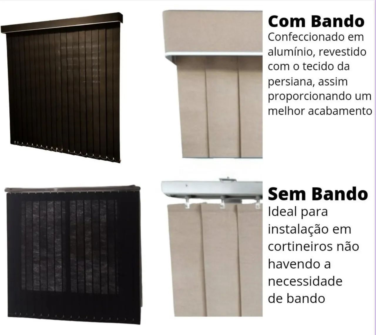 Persiana Vertical S/ Bando 1,70 X 1,50 promoção para retirada do produto na fábrica ?  - Foto 5