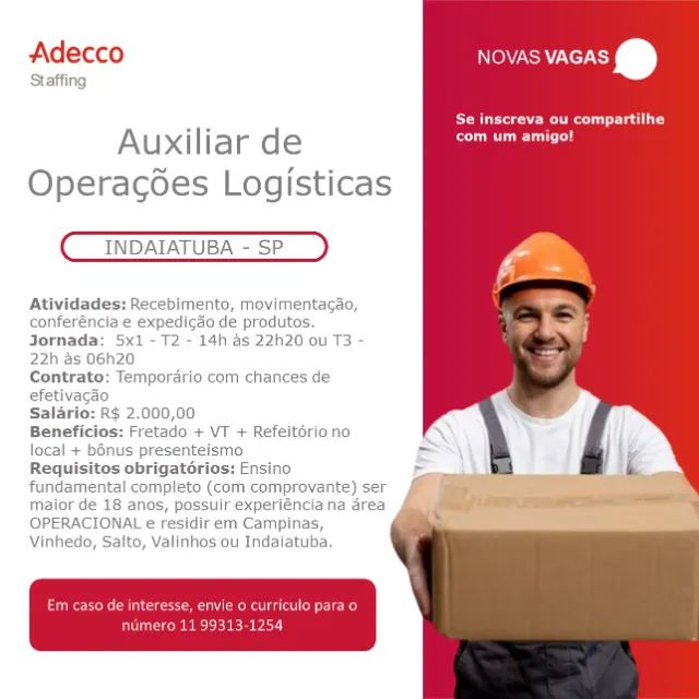 Auxiliar de Logística