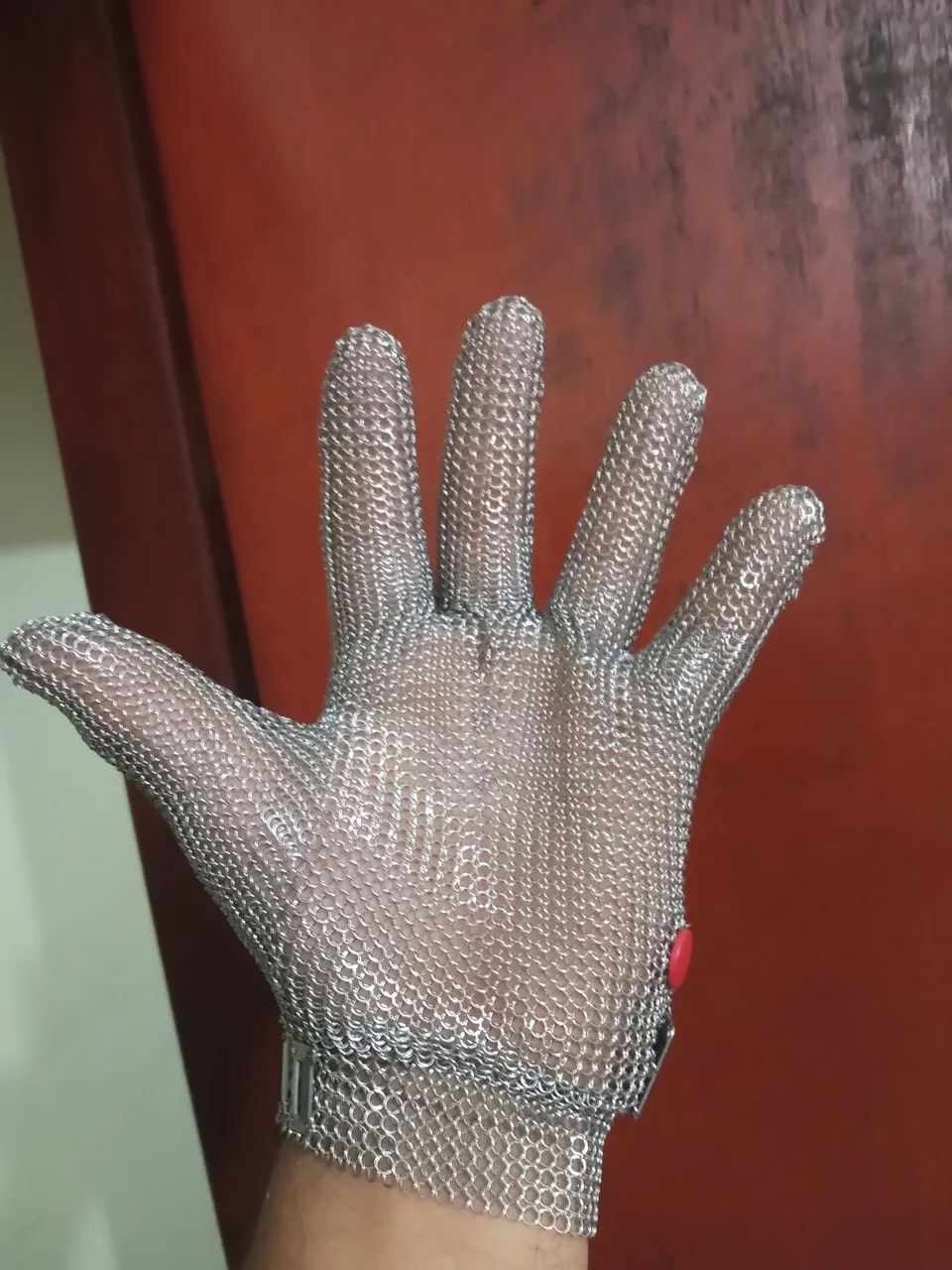 Luva de Aço Malha de Proteção - Segurança e Resistência - Foto 4