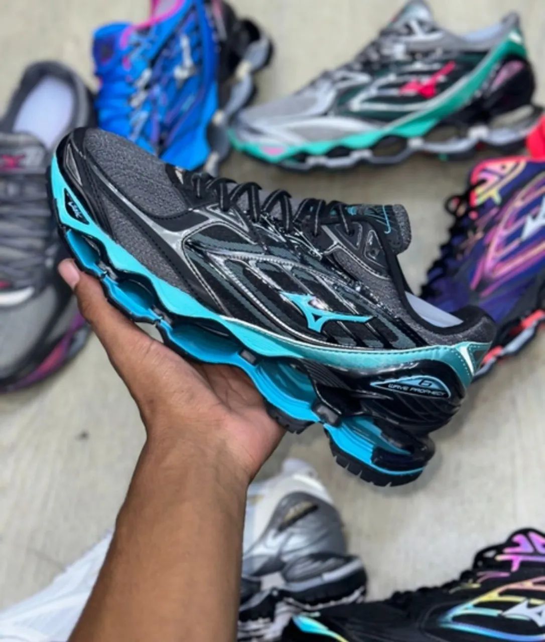 Tênis Mizuno prophcy 6 preto  - Foto 4