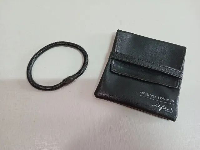 Pulseira Vivara - Aço Preto - 23cm