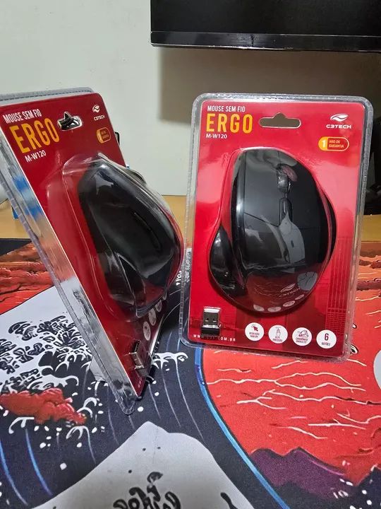 Mouse Sem Fio Ergonomico C3 Tech! - Foto 2