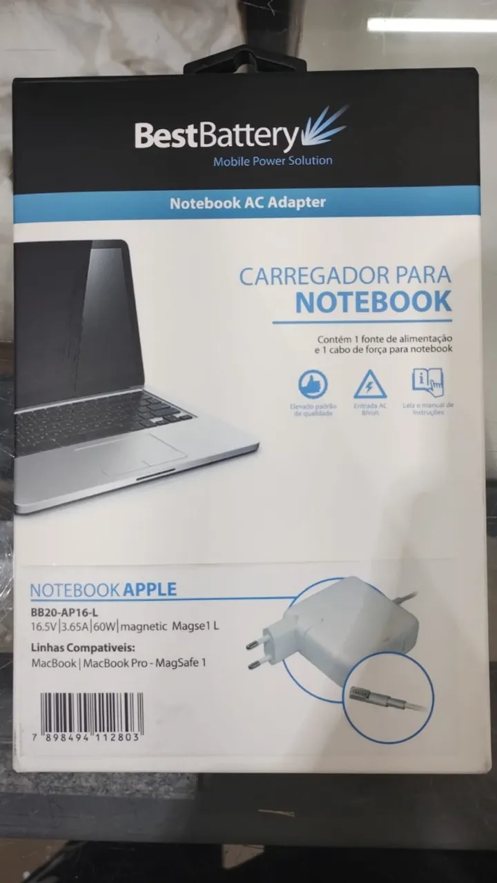 Fonte Carregador para MacBook / MacBook Pro BB20-AP16-L - 60W
