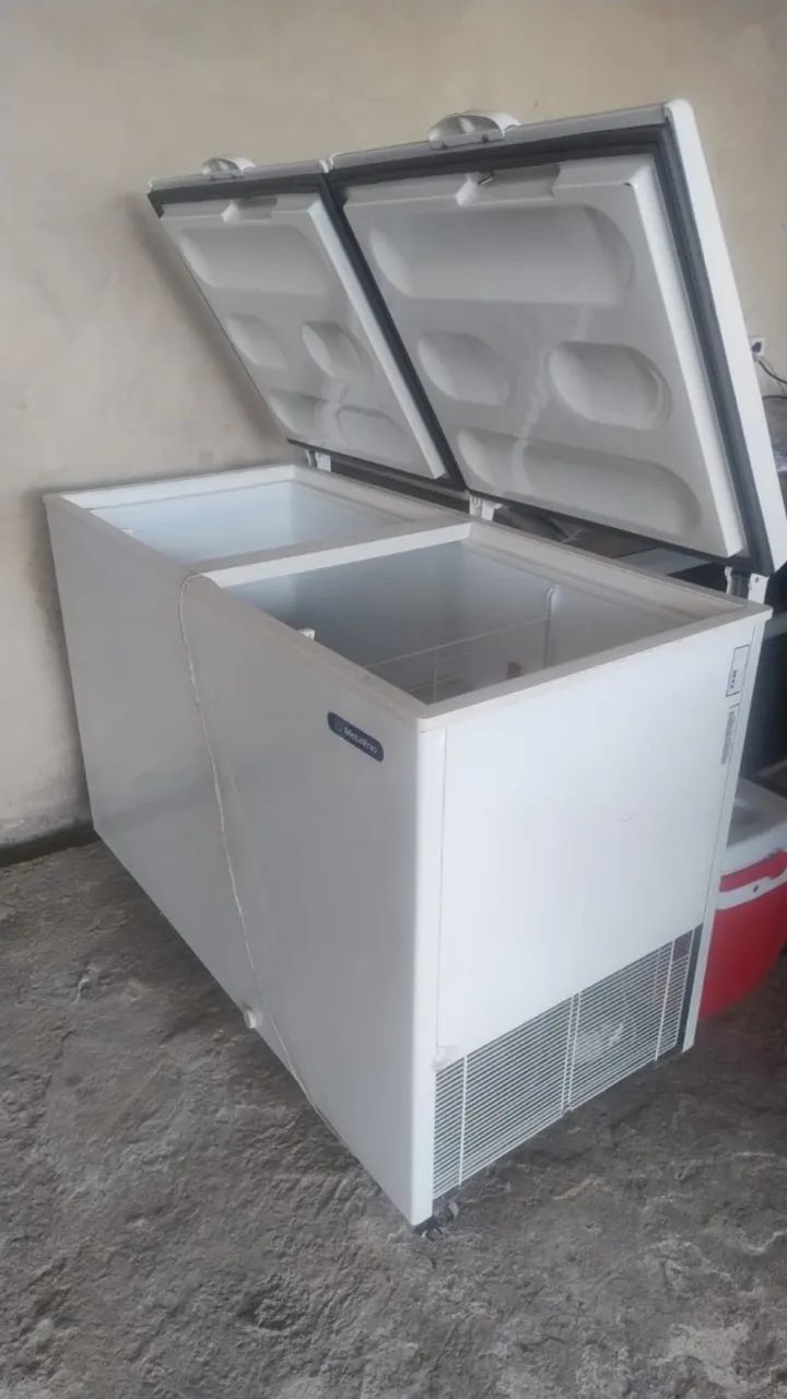Metalftio freezer horizontal 450litros DA450 - Foto 3