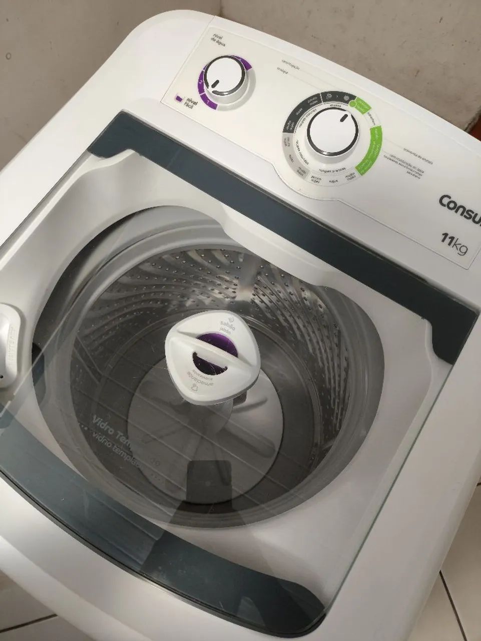 Máquina de lavar consul 11 kg com cesto de inox bem conservada praticamente nova  - Foto 4