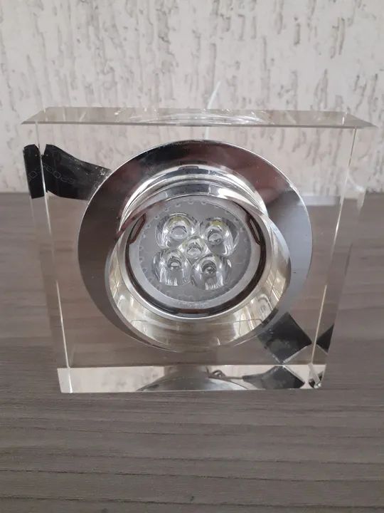 Refletor de teto em cristal - Iluminação moderna - Foto 4