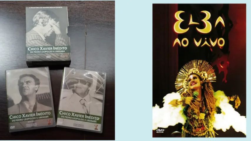 DVD'S COM TEMAS VARIADOS- SAMBA-FORRÓ-ESPÍRITA-SERTANEJO-NATAL-REVEILHON