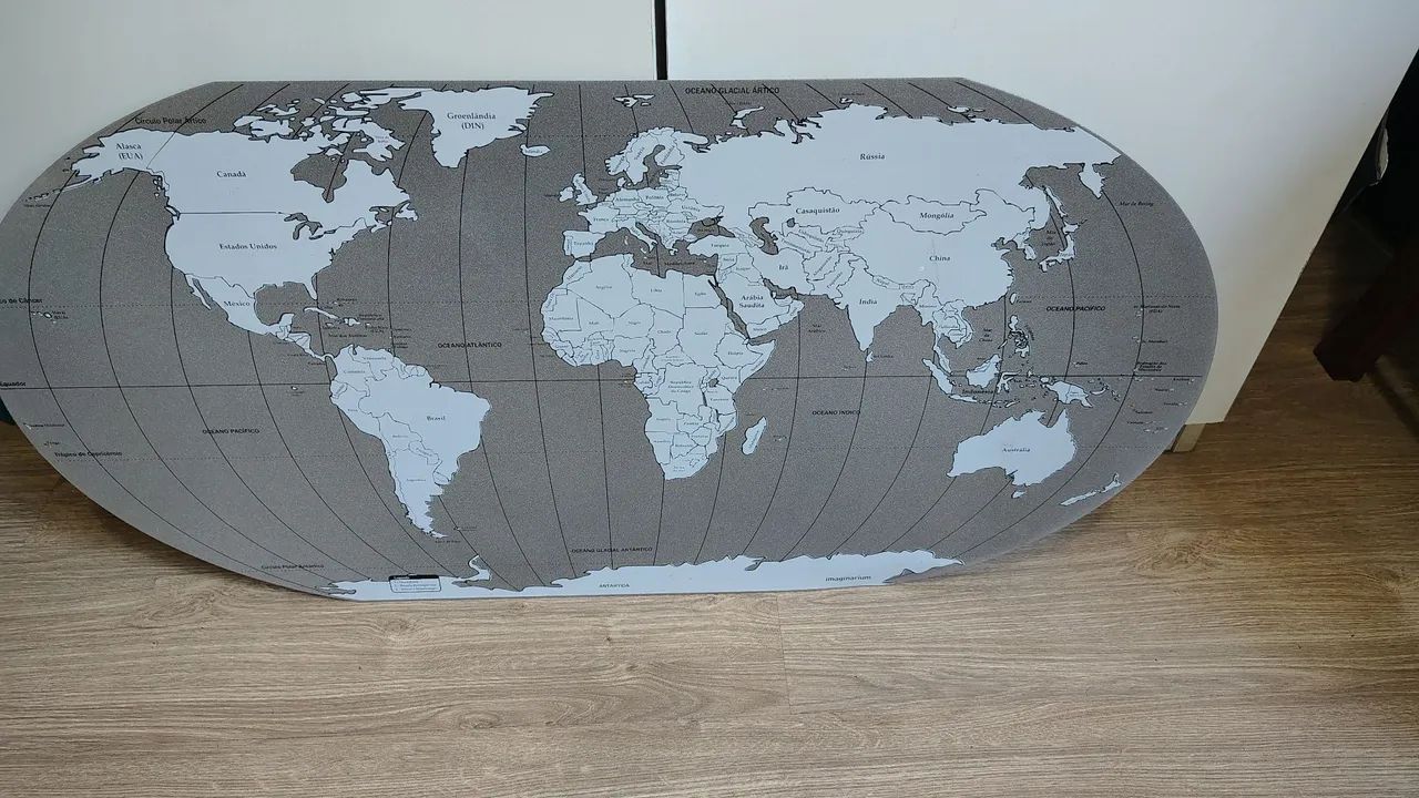 Mapa Mundi Decorativo em EVA - Foto 2