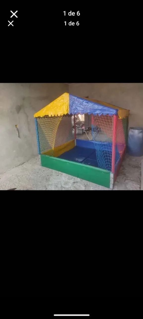 Piscina de bolinhas 2 por 2 metros