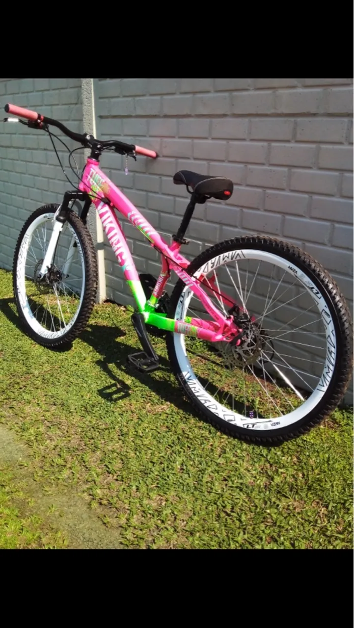 Bicicleta VikingX Aro 26 Pink Neon