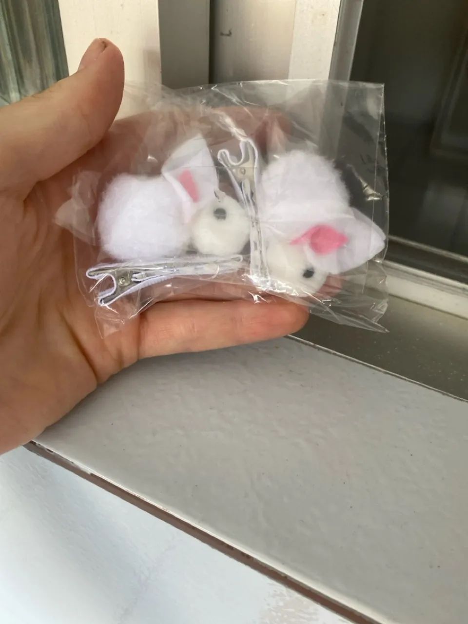 Presilha de cabelo do coelho 