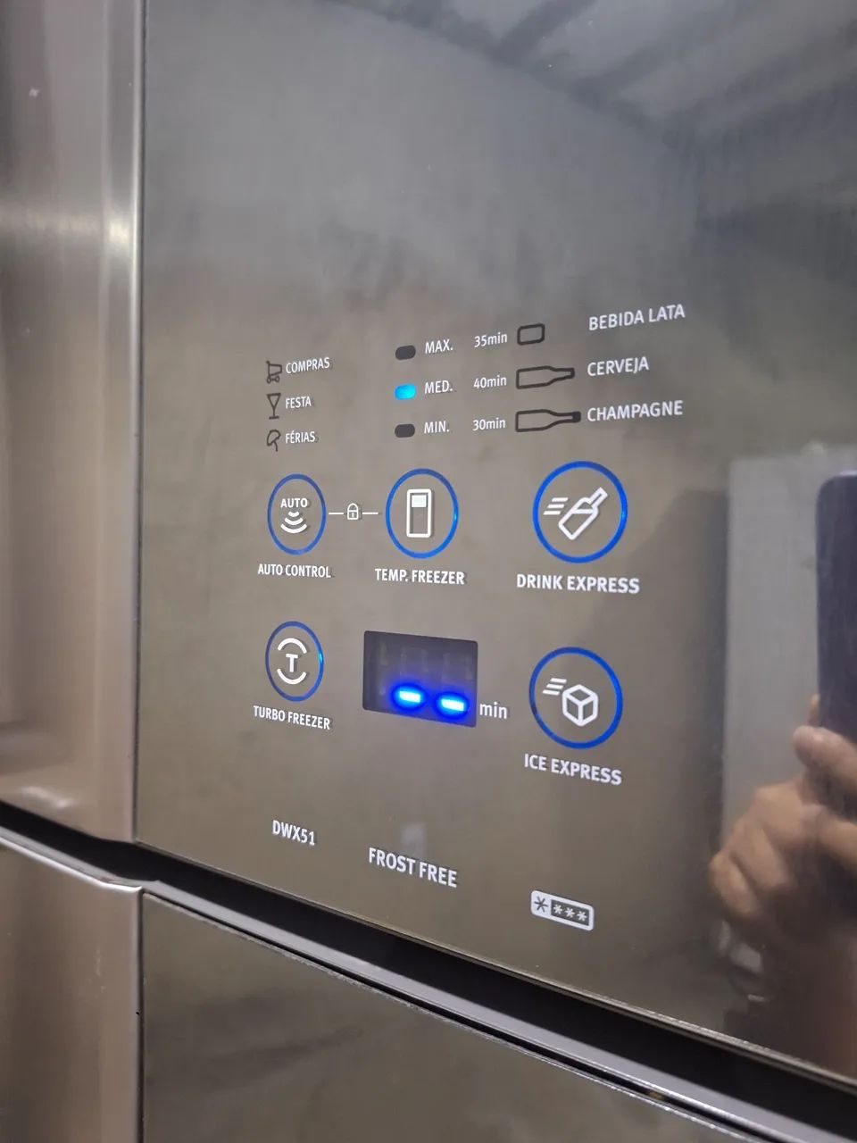 Geladeira Inox 441L c/ dispenser água-GARANTIA-entrega rápida - Foto 3