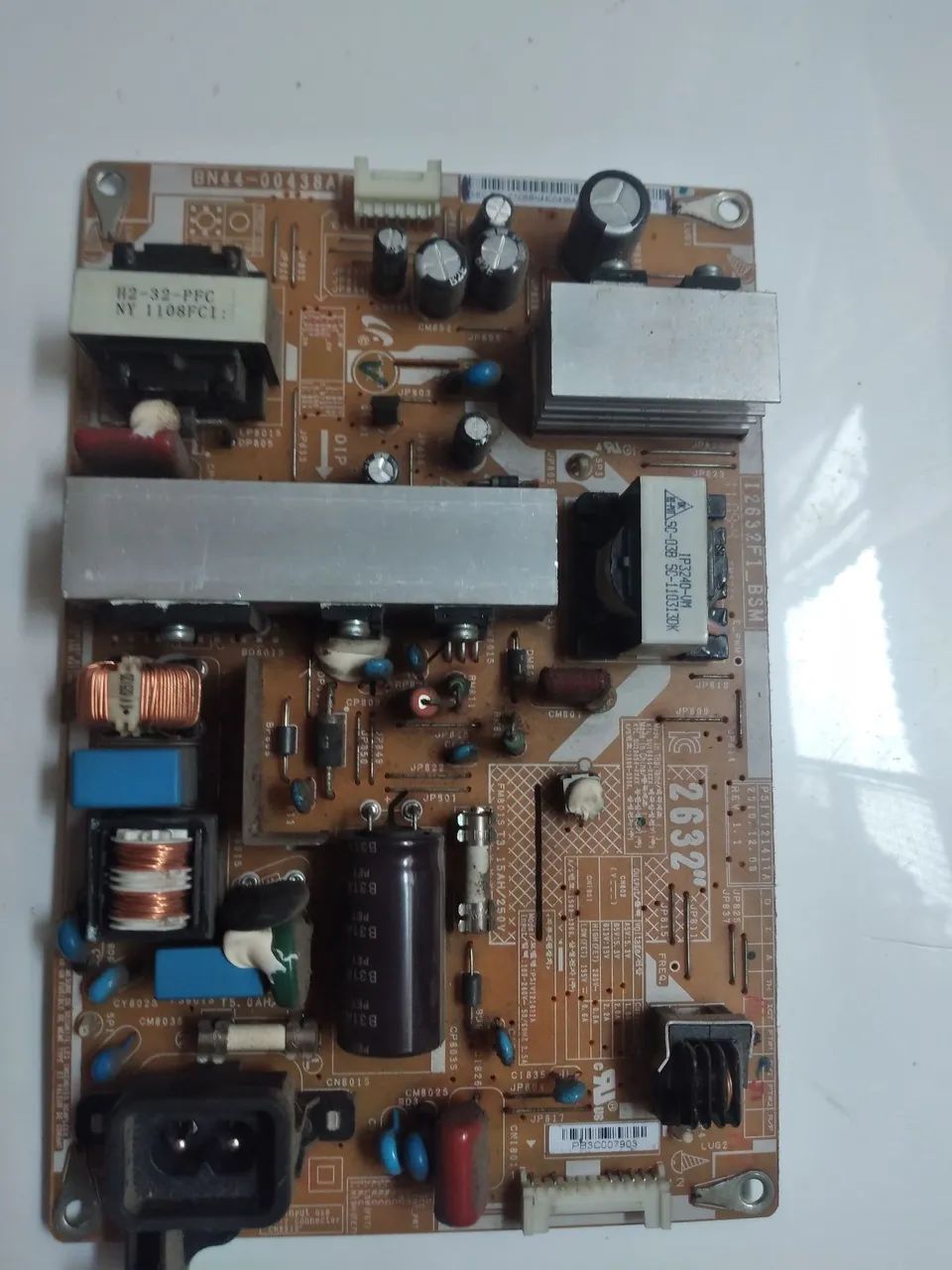 Placa fonte da TV Samsung ln32d550k1g bn44-00438A funcionando