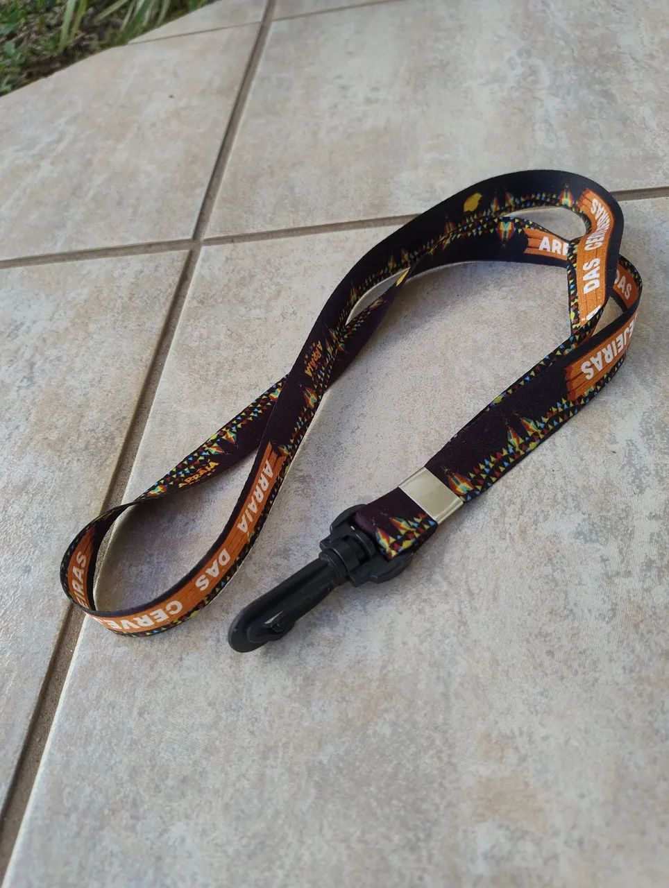 Corda para crachá personalizado