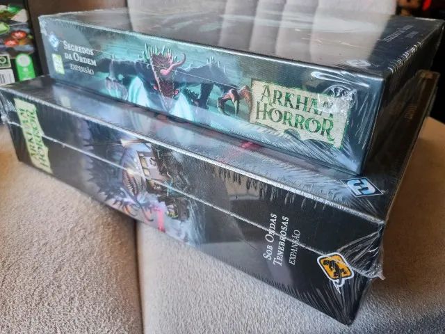 Arkham Horror 3ª Ed. + Expansões Completo NOVO - Foto 4