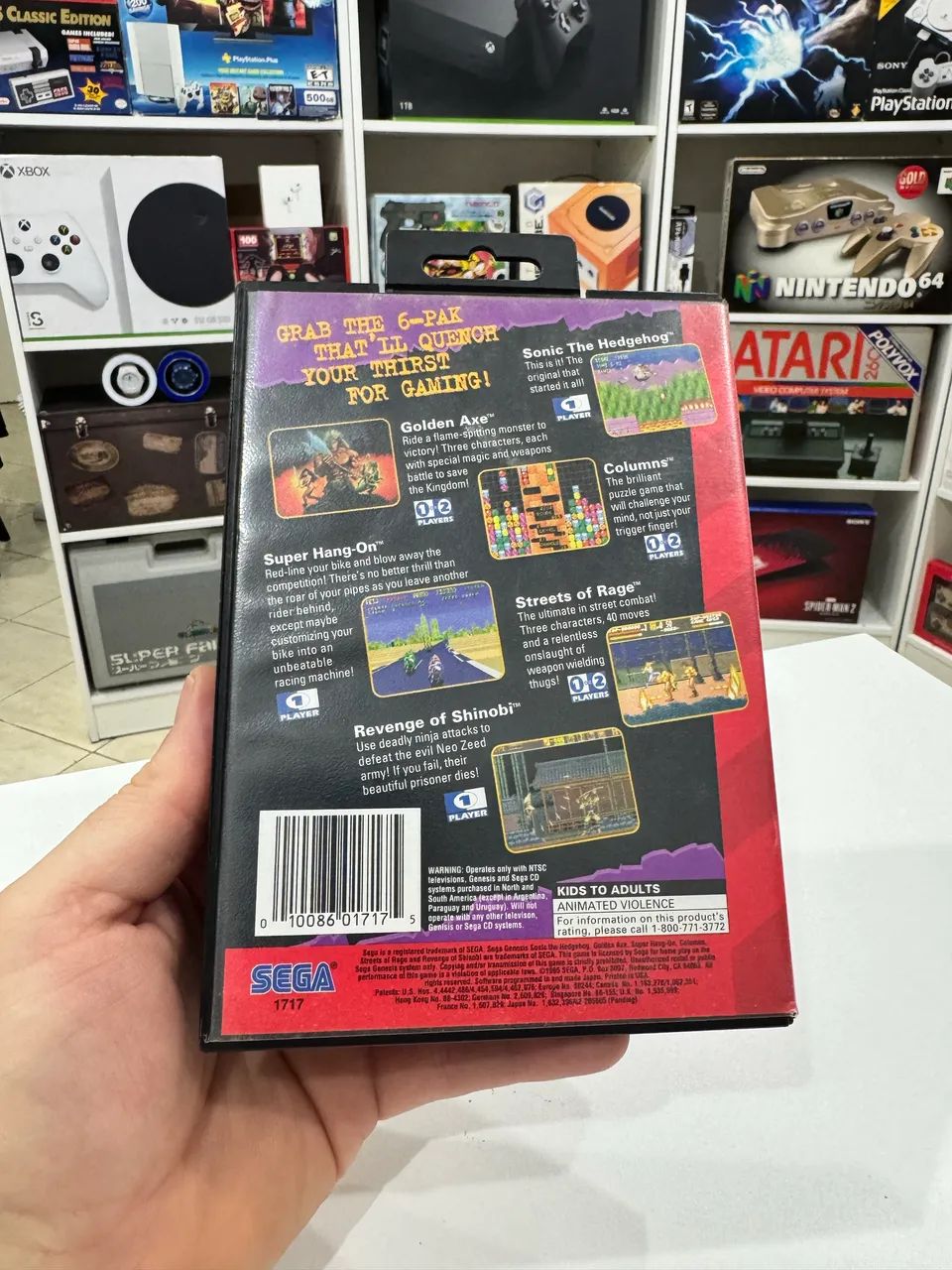 Vendo 6 Pack Gênesis Mega Drive - original  - Foto 2