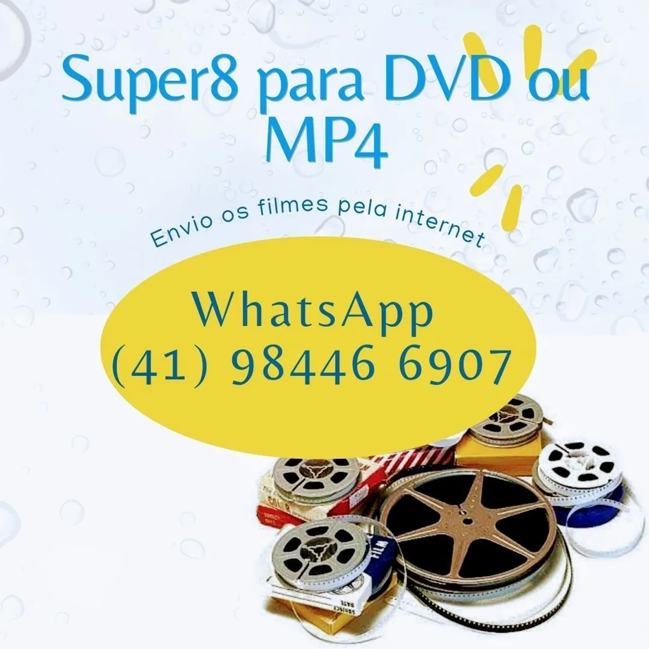 Digitalização de Super 8 para DVD ou MP4