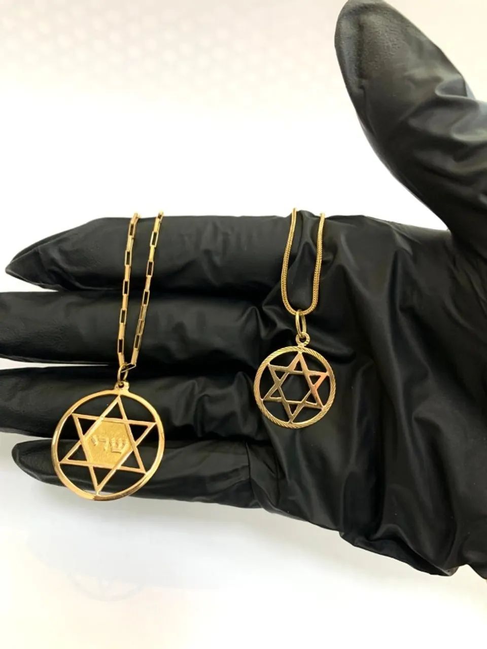 PINGENTES ESTRELA DE DAVI EM OURO18K