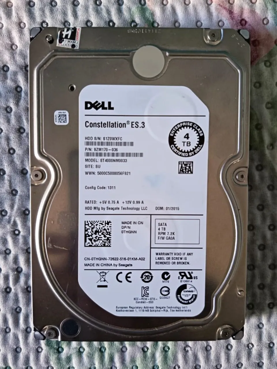 Hd de Pc Dell Seminovo de 4Tb Funcionando 100%.