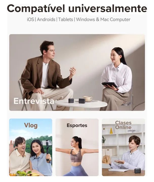 Microfone Hollyland Lark M2s Duo  - Foto 6