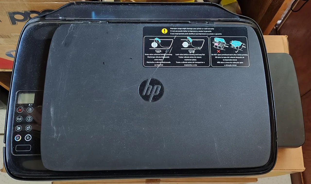 Impressora HP Deskjet GT5822 Não imprime