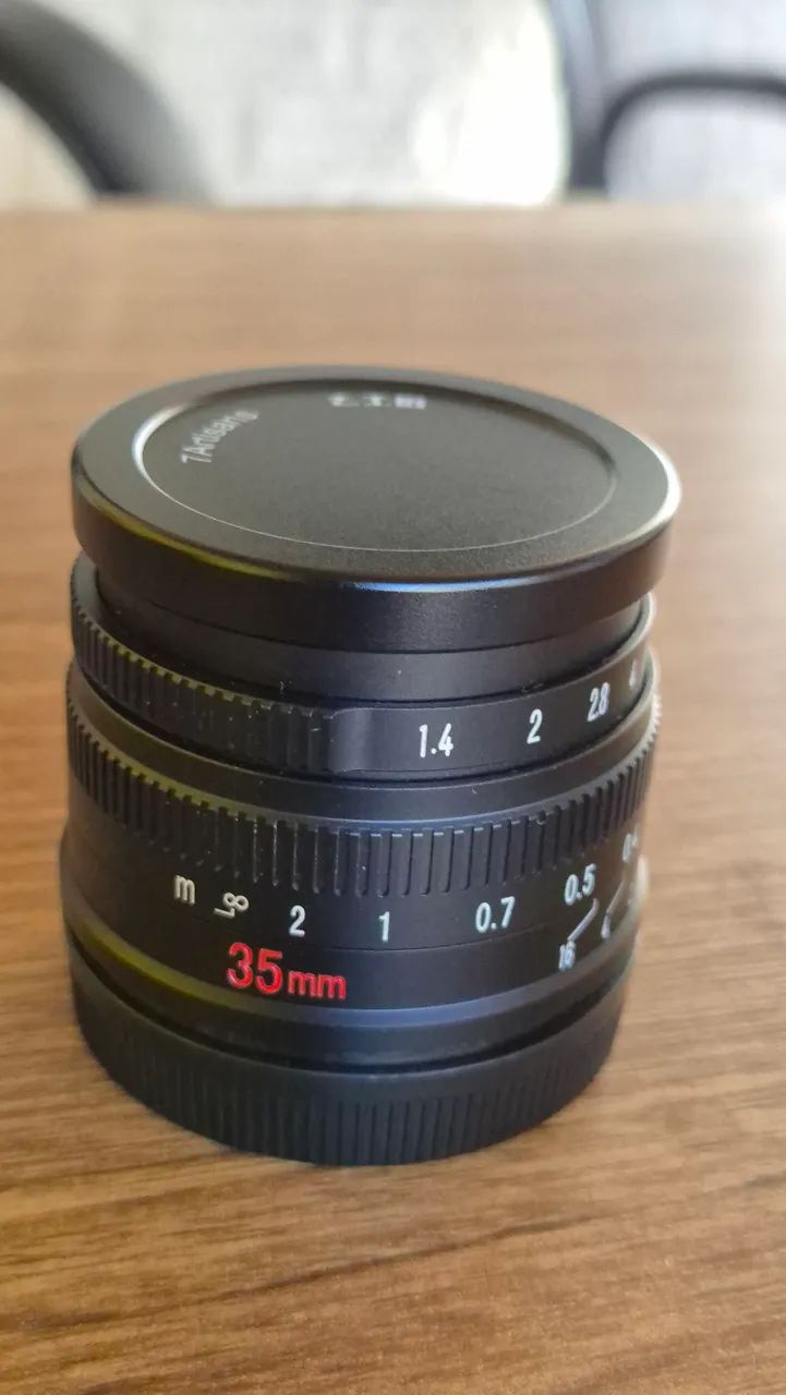 Lente 35mm f1.4 - 7artisans Apsc Foco Manual E Mount - Foto 4