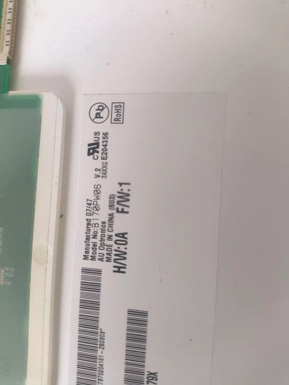 Tela de notebook acer