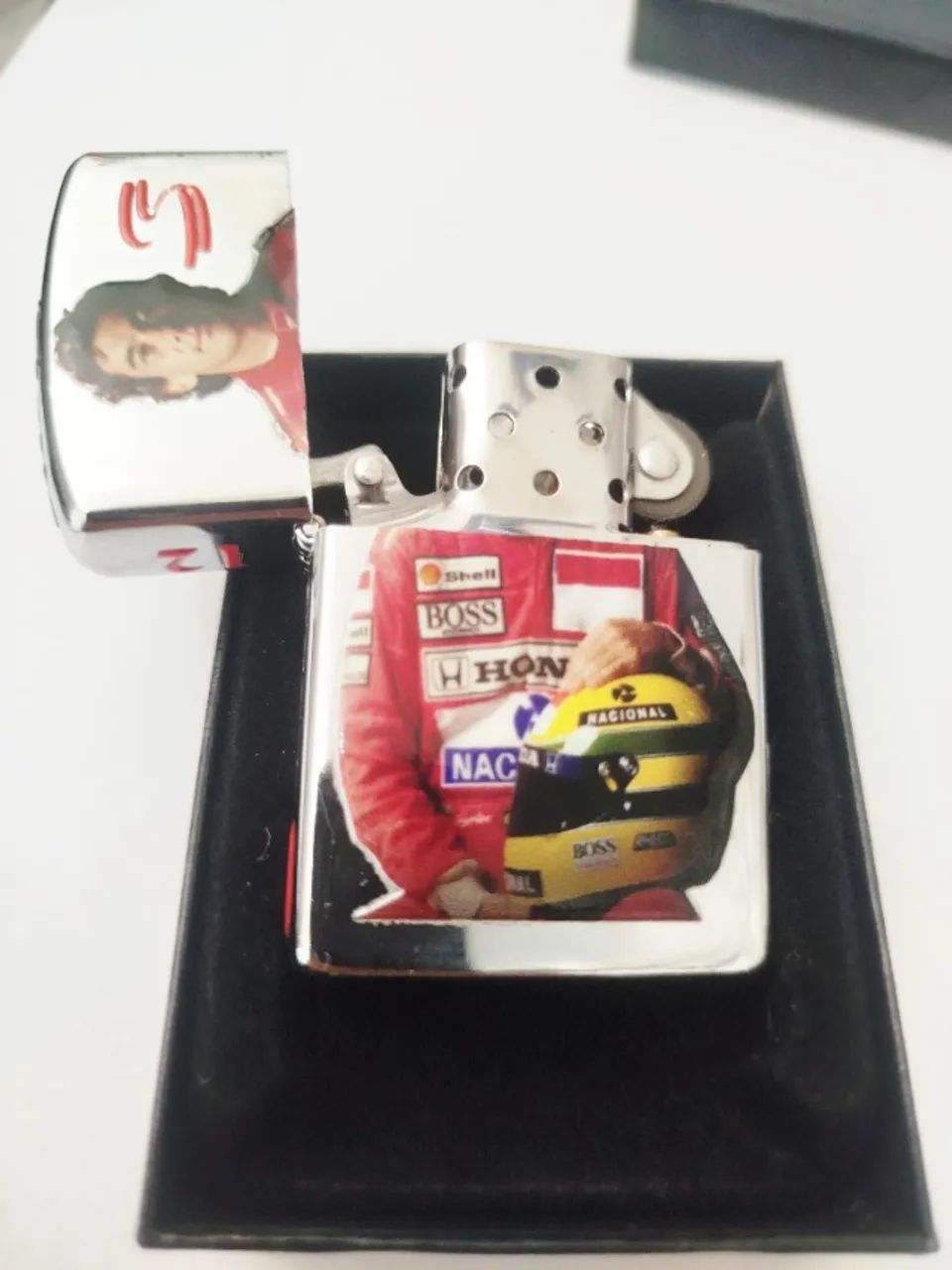  Isqueiro Não é Zippo Ayrton Senna Fórmula 1 - Foto 6