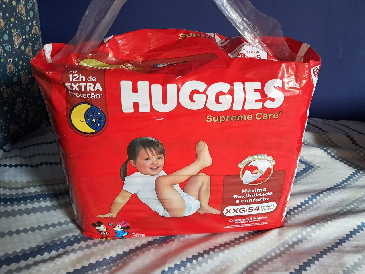 Fraldas XXG Huggies - Pacote Lacrado