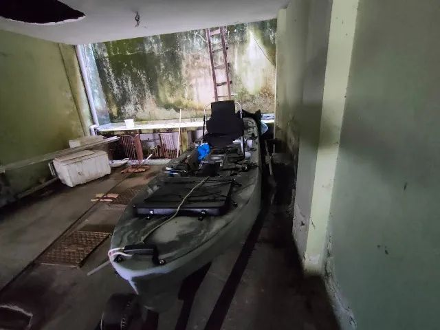 Caiaque de pesca   Dourado + pedal original zero + carrocinha transporte + capa proteção  - Foto 4