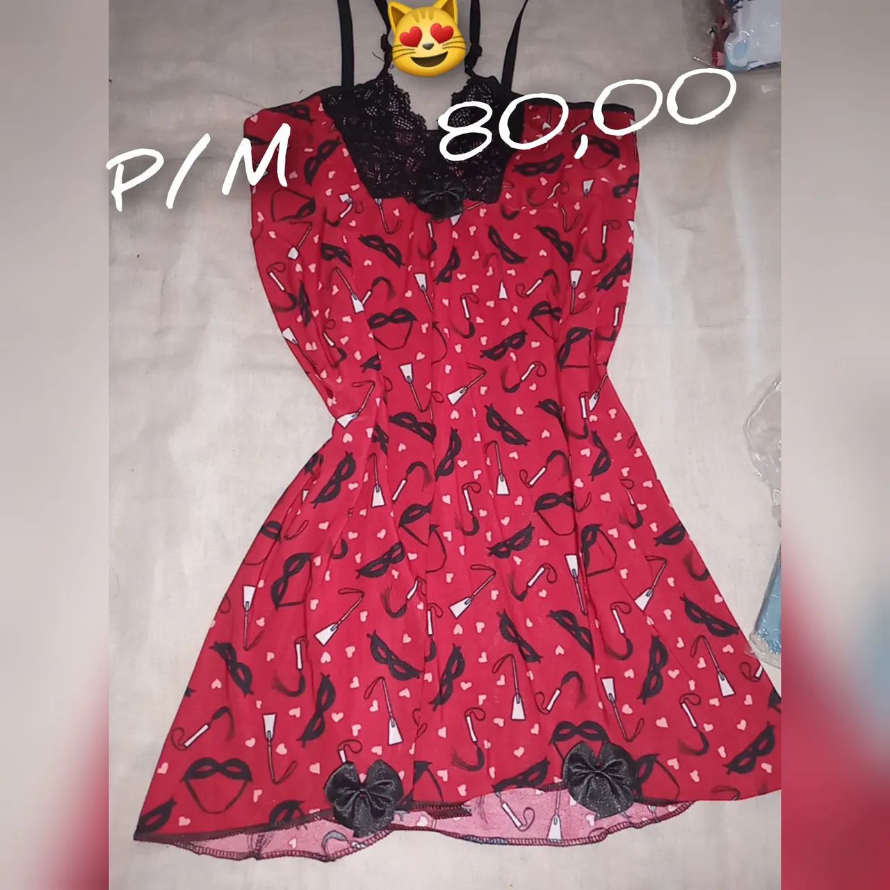 Camisola de renda feminina - Foto 4